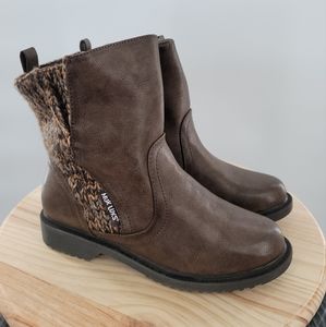 MUK LUKS Women's Karlie Boots Dark Brown SZ 7M New
